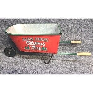 Farm Fresh Farmhouse Christmas Trees North Pole Farms Wheelbarrow Planter